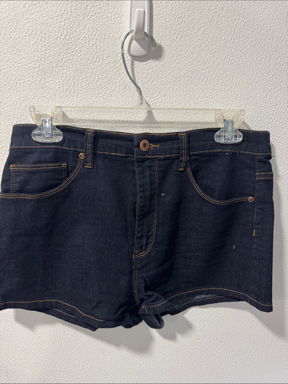 Forever 21 Dark Blue Denim Jean Shorts